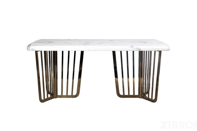 33FS-1800-STOL/OB-BEL Стол обеденный Pearl White 180*90*76.2см