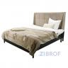 Кровать Пуаре MK-6201-DC двуспальная 180х200 см Темный кофе