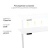 Стол с регулировкой высоты 2AR2 серый/ЛДСП дуб бежево-серый, 140x80