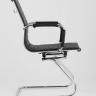 Кресло офисное TopChairs Visit черное в обивке из экокожи