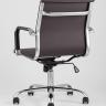 Компьютерное кресло TopChairs City S офисное коричневое, обивка экокожа, механизм качания и регулировки по высоте