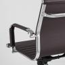 Компьютерное кресло TopChairs City S офисное коричневое, обивка экокожа, механизм качания и регулировки по высоте