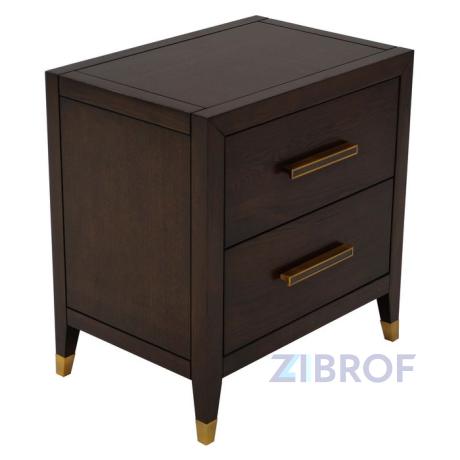 Тумба прикроватная Deco MK-6208-DC 55х38х58 см Темный кофе