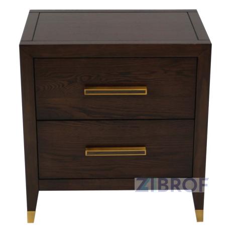 Тумба прикроватная Deco MK-6208-DC 55х38х58 см Темный кофе