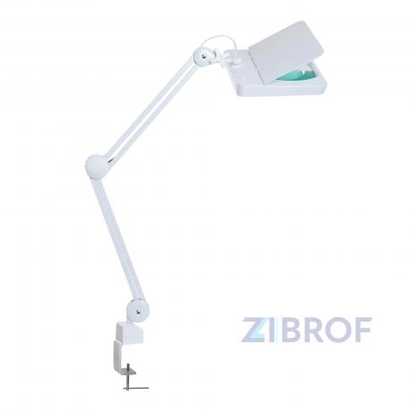 Лампа лупа Med-Mos 9002LED (9008LED-D-189) бестеневая, на штативе (FS2), с РУ, П-образная, на 84 светодиода