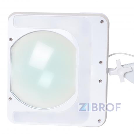 Лампа лупа Med-Mos 9002LED (9008LED-D-189) бестеневая, на штативе (FS2), с РУ, П-образная, на 84 светодиода
