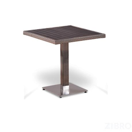 Стол из иск. ротанга T502DG-W1289-70х70 Pale (декинг)