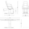 Кресло косметологическое АЛЬБА 3.0