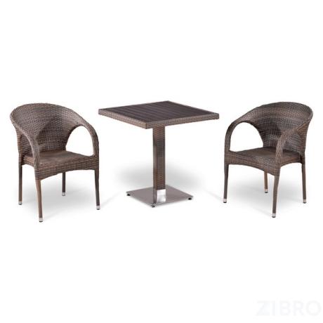 Комплект мебели из иск. ротанга T502DG/Y290BG-W1289 Pale (2+1)