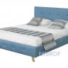 Кровать XS-9083 MK-7601-TU двуспальная 160х200 см Бирюзовый