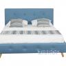 Кровать XS-9083 MK-7601-TU двуспальная 160х200 см Бирюзовый
