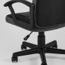 Компьютерное кресло TopChairs Comfort офисное черное в текстильной обивке с механизмом регулировки по высоте