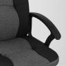 Компьютерное кресло TopChairs Comfort офисное черное в текстильной обивке с механизмом регулировки по высоте